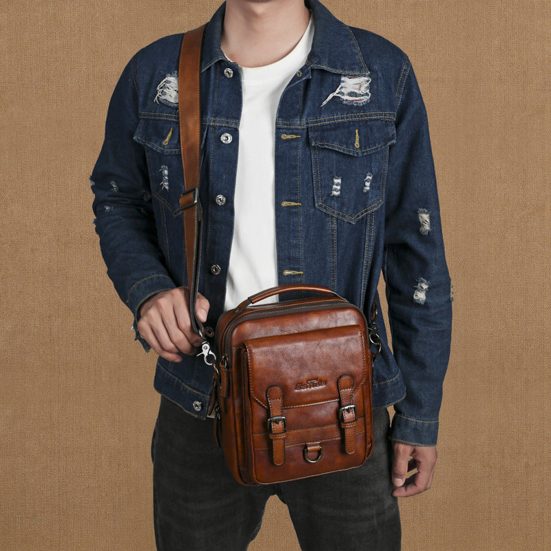 Genuine Leather Hand-rubbed bag