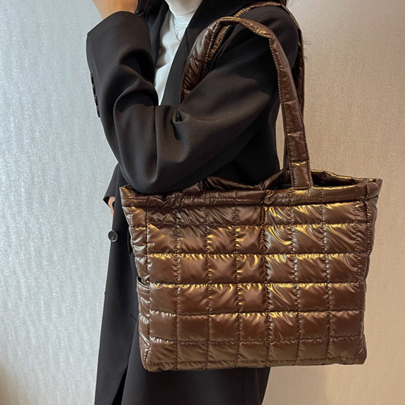 Women Fashion Plaid Handbag
