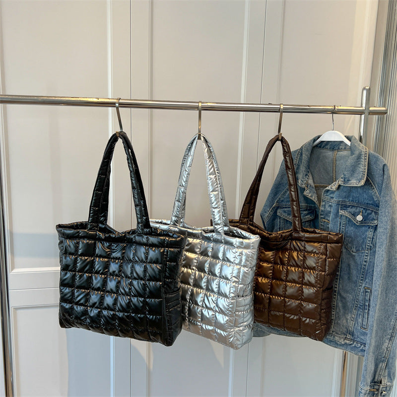 Women Fashion Plaid Handbag