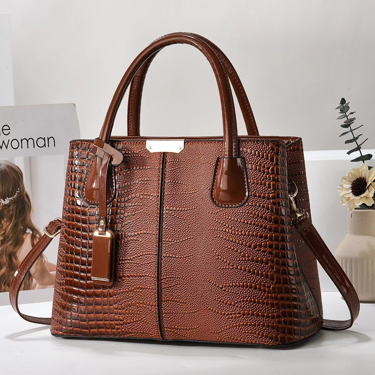 Fashionable And Textured Women Handbag