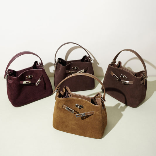 Women's Spliced Casual Crossbody Bag