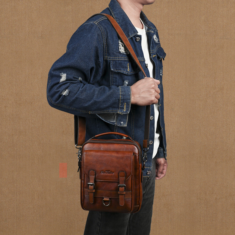 Genuine Leather Hand-rubbed bag