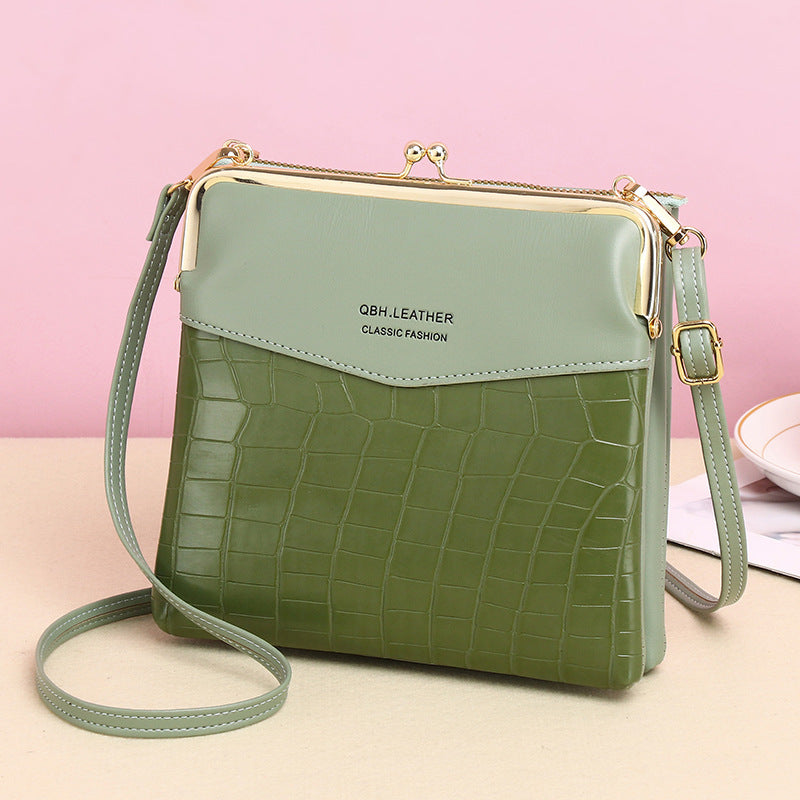 Alligator Pattern Cross-body Phone Bag