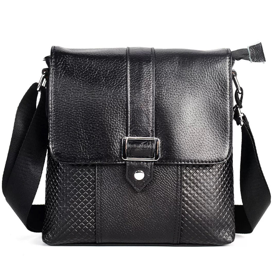 Genuine Leather Men's Cross-body Single Shoulder Bag