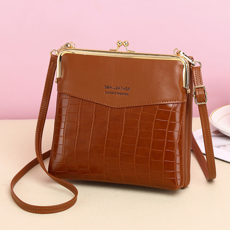 Alligator Pattern Cross-body Phone Bag
