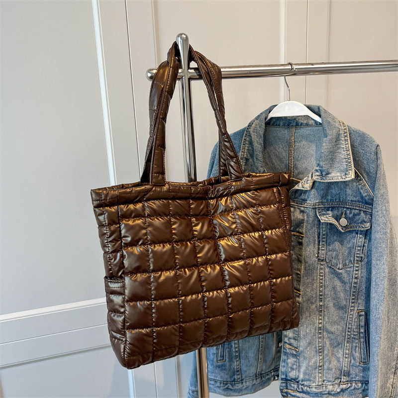 Women Fashion Plaid Handbag