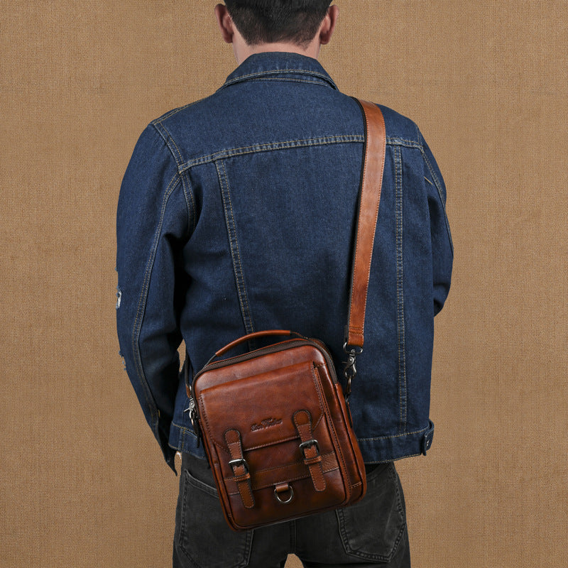 Genuine Leather Hand-rubbed bag