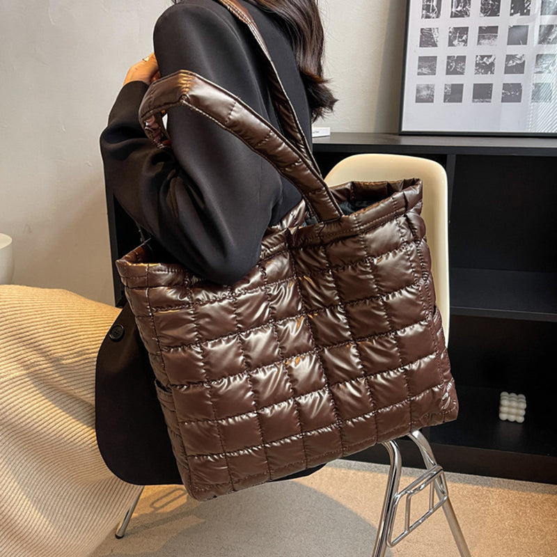 Women Fashion Plaid Handbag